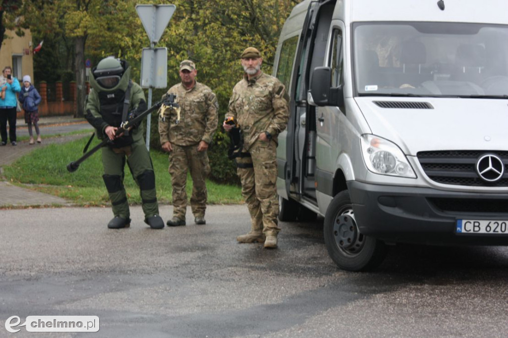 Ładunek wybuchowy w Budynku Starostwa Powiatowego