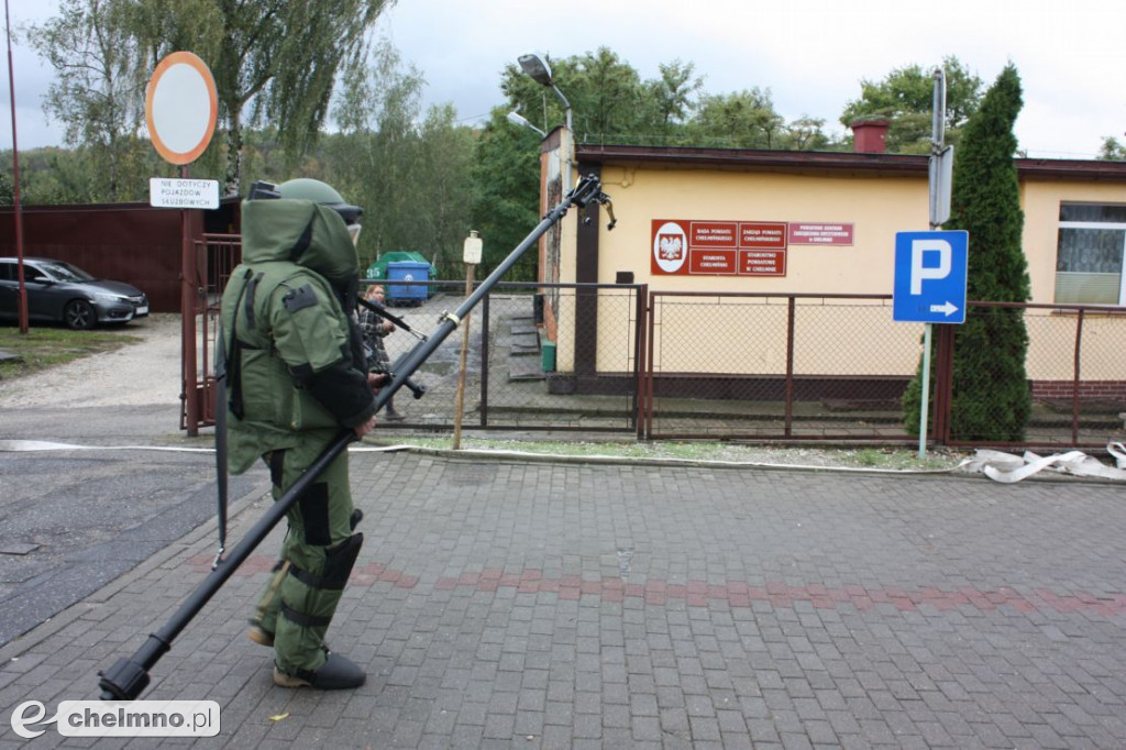 Ładunek wybuchowy w Budynku Starostwa Powiatowego