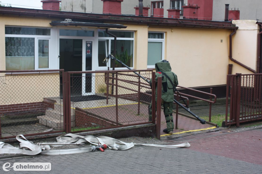 Ładunek wybuchowy w Budynku Starostwa Powiatowego