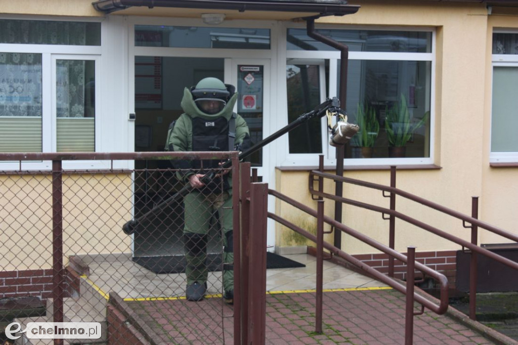 Ładunek wybuchowy w Budynku Starostwa Powiatowego