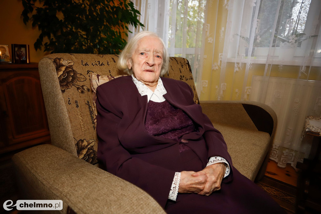 Eufemia Bolinowska setną stulatką z medalem Unitas Durat