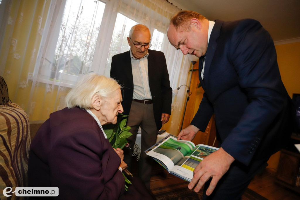 Eufemia Bolinowska setną stulatką z medalem Unitas Durat