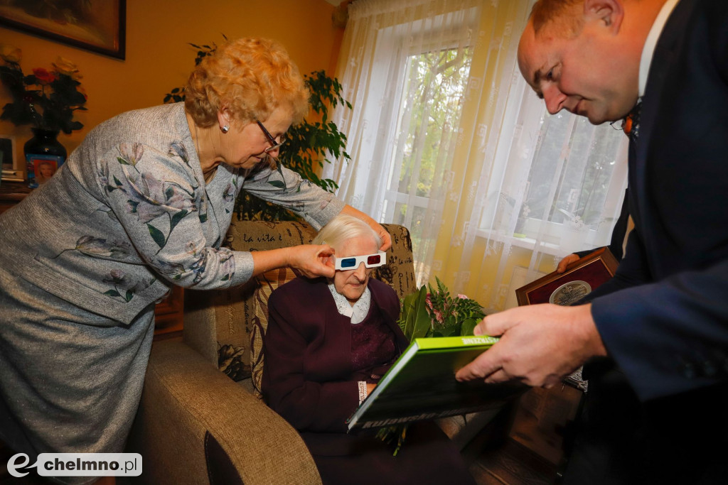 Eufemia Bolinowska setną stulatką z medalem Unitas Durat