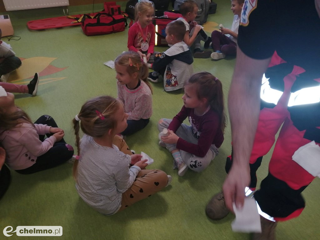 Sówki i Biedronki uczestniczyły w kursie Mały ratownik