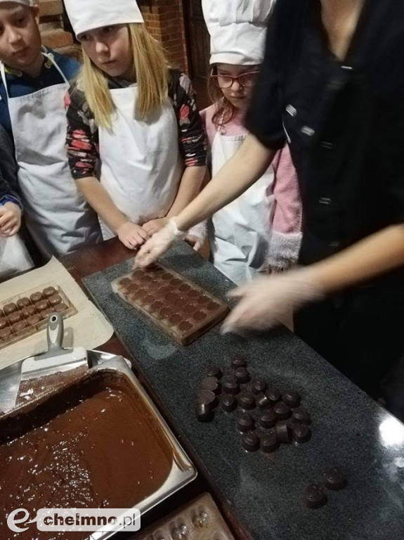 Wizyta uczniów Dwójki w Muzeum Czekolady