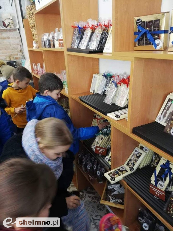Wizyta uczniów Dwójki w Muzeum Czekolady
