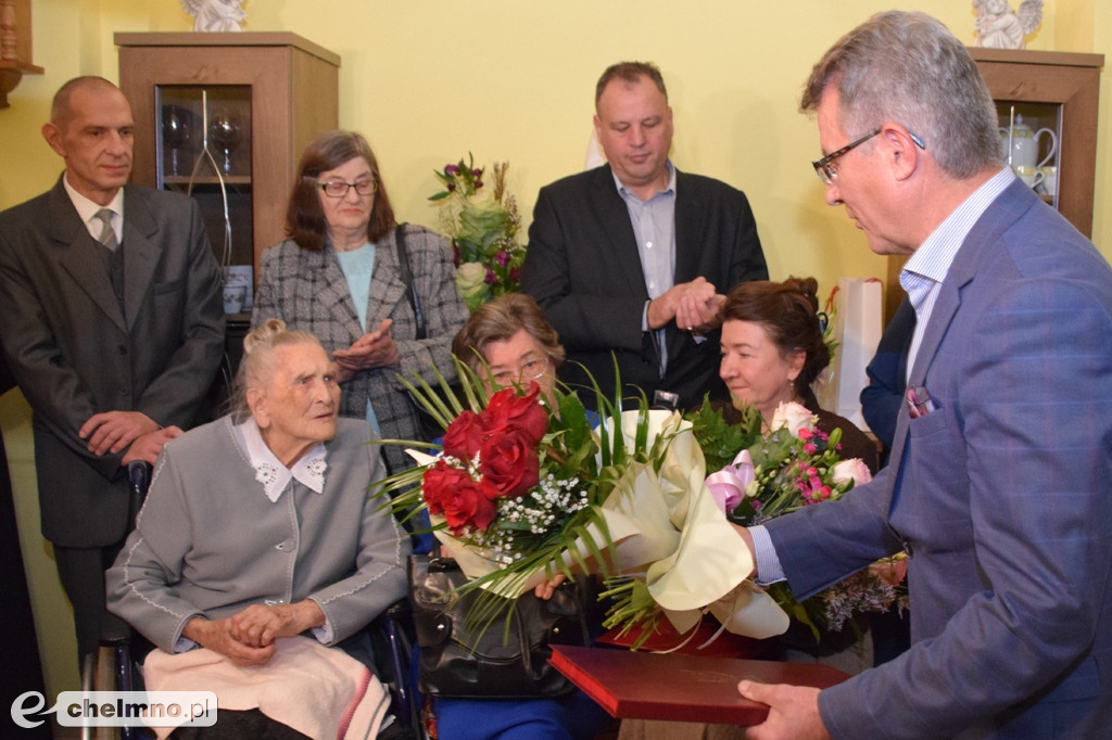 108. Urodziny Elżbiety Rogali: najstarszej mieszkanki powiatu