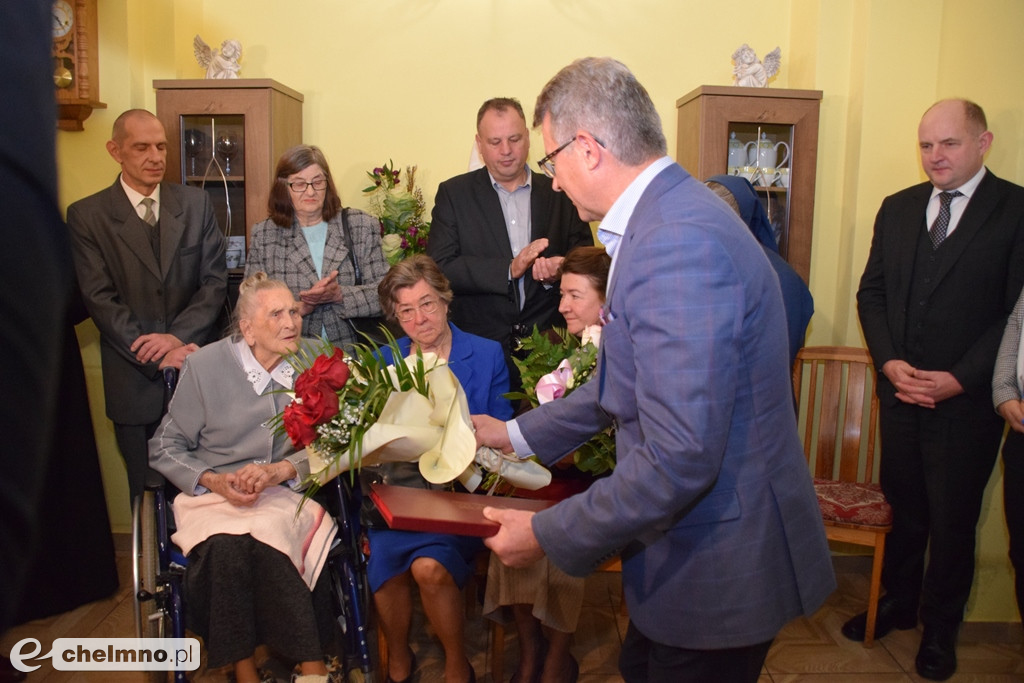 108. Urodziny Elżbiety Rogali: najstarszej mieszkanki powiatu