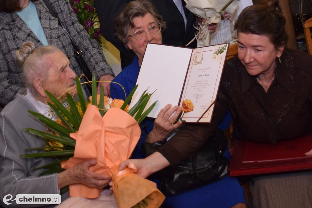108. Urodziny Elżbiety Rogali: najstarszej mieszkanki powiatu