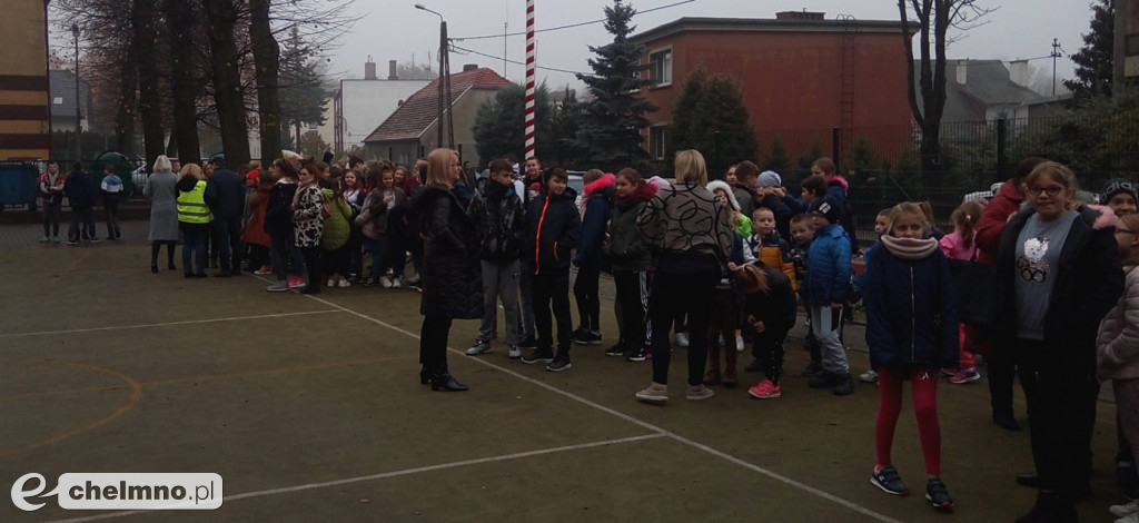 Ćwiczenia przeciwpożarowe w Jedynce