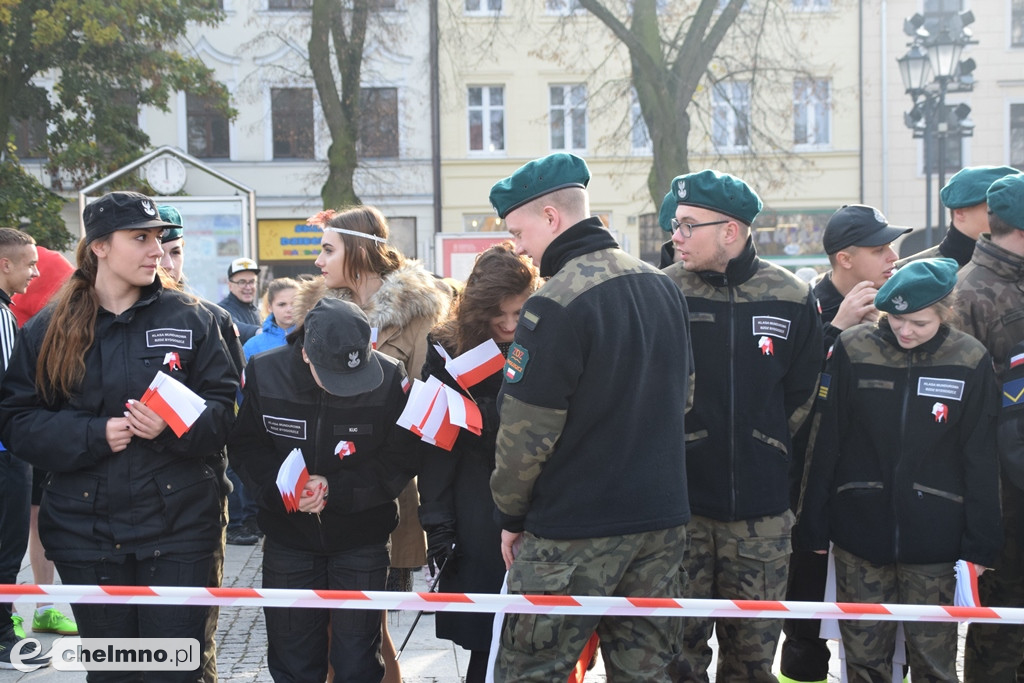 Tłumy uczestników na IV Biegu Niepodległości