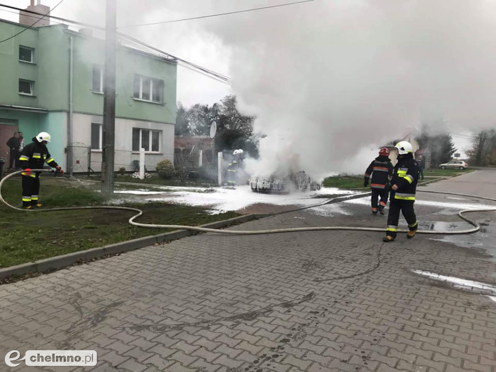 Płomienie widać było z daleka
