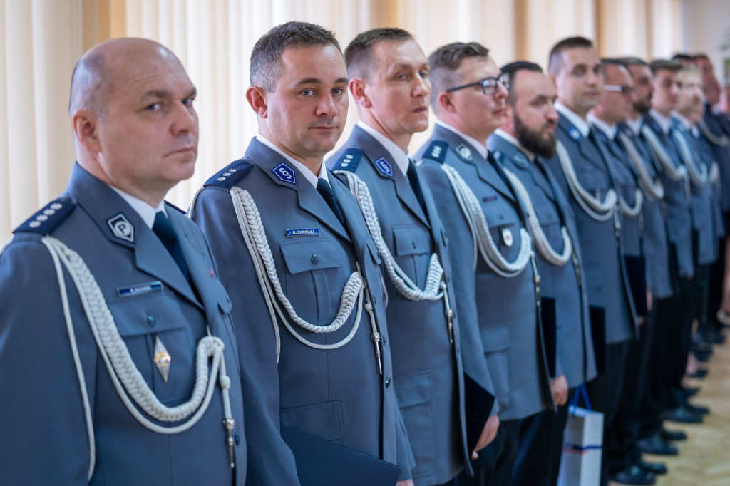 Marek Zacharek z KPP Chełmno awansowany do stopnia nadkomisarza