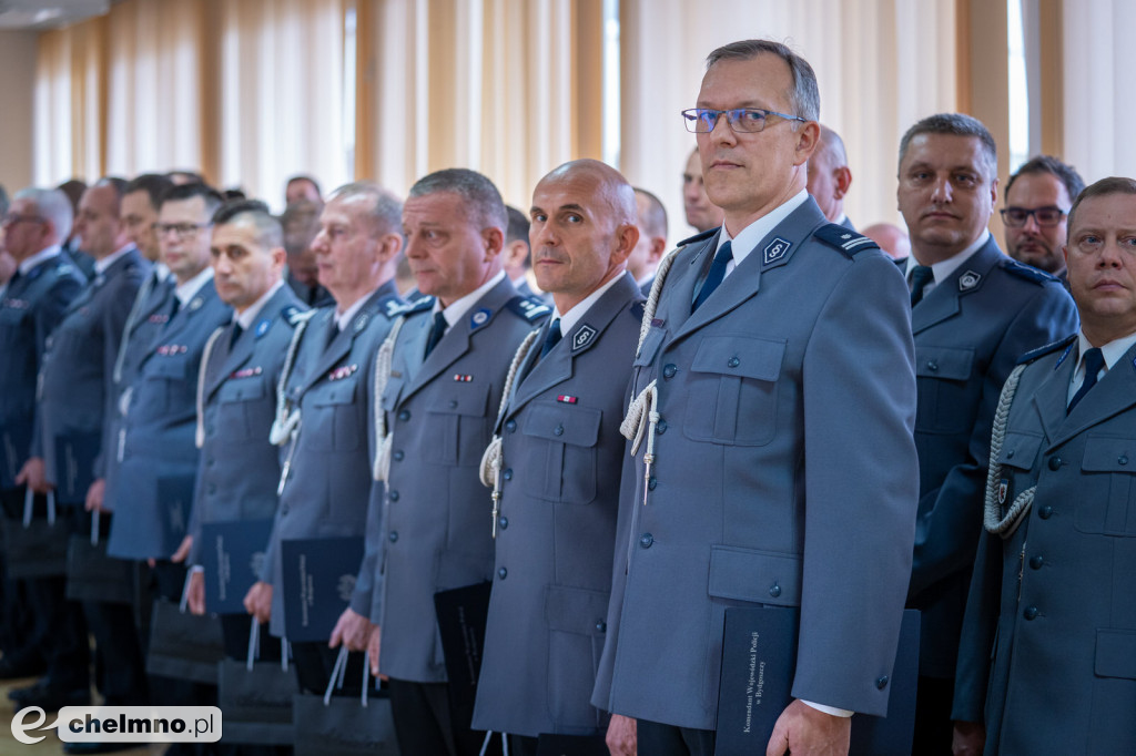 Marek Zacharek z KPP Chełmno awansowany do stopnia nadkomisarza