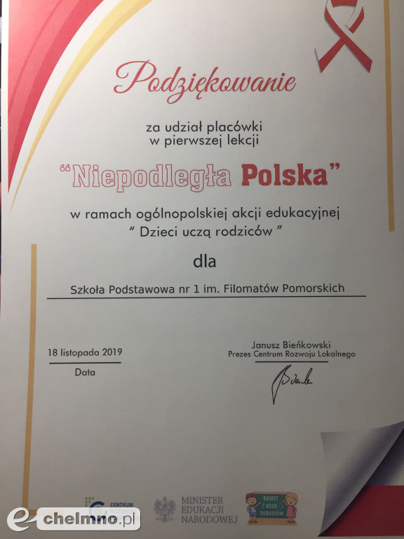 Międzynarodowy Dzień Praw Dziecka w SP nr 1