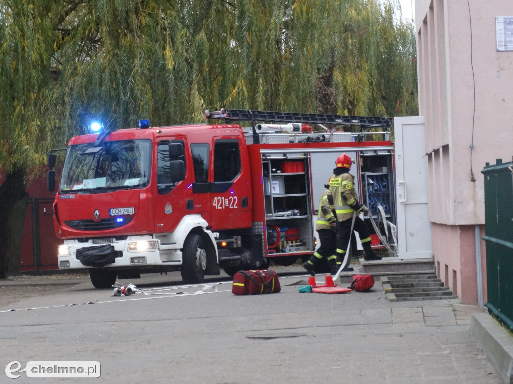 Ćwiczenia przeciwpożarowe w Czwórce