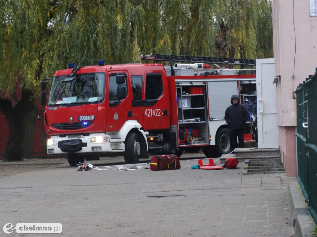 Ćwiczenia przeciwpożarowe w Czwórce