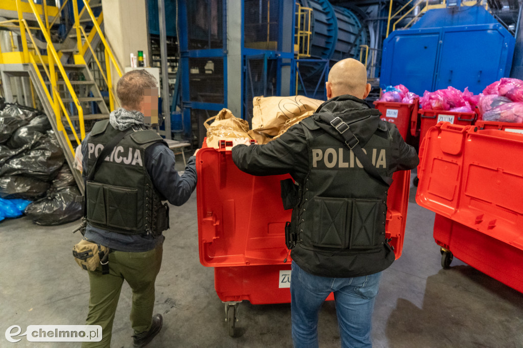 Spłonęło ponad siedemdziesiąt kilogramów narkotyków
