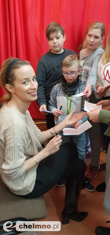 Spotkanie młodzieży z aktorką Urszulą Dębską