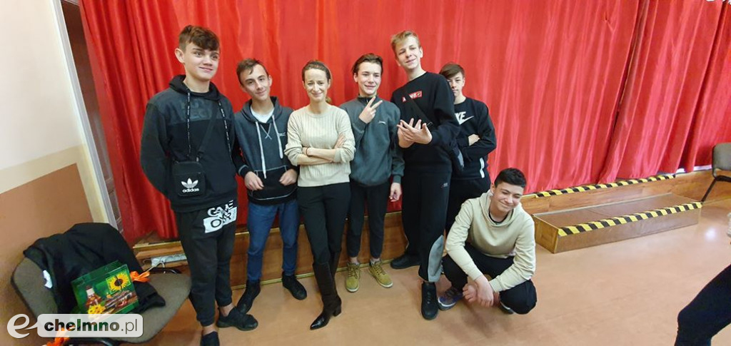 Spotkanie młodzieży z aktorką Urszulą Dębską