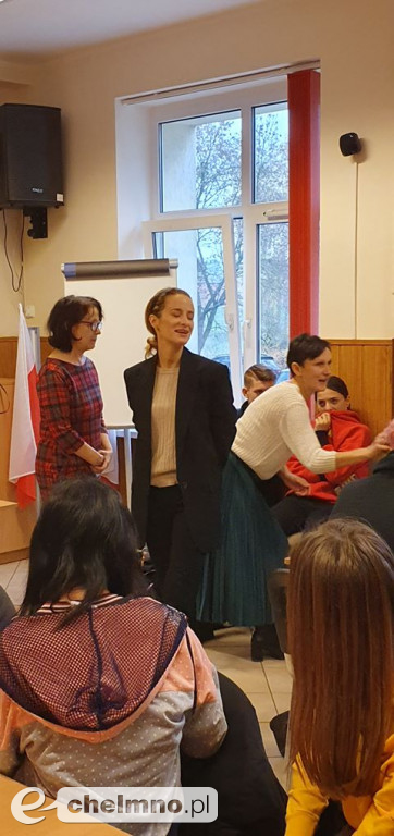 Spotkanie młodzieży z aktorką Urszulą Dębską