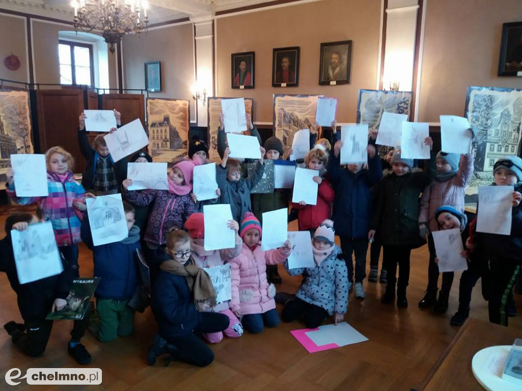 Uczniowie Dwójki na wystawie Stanisława Lejkowskiego