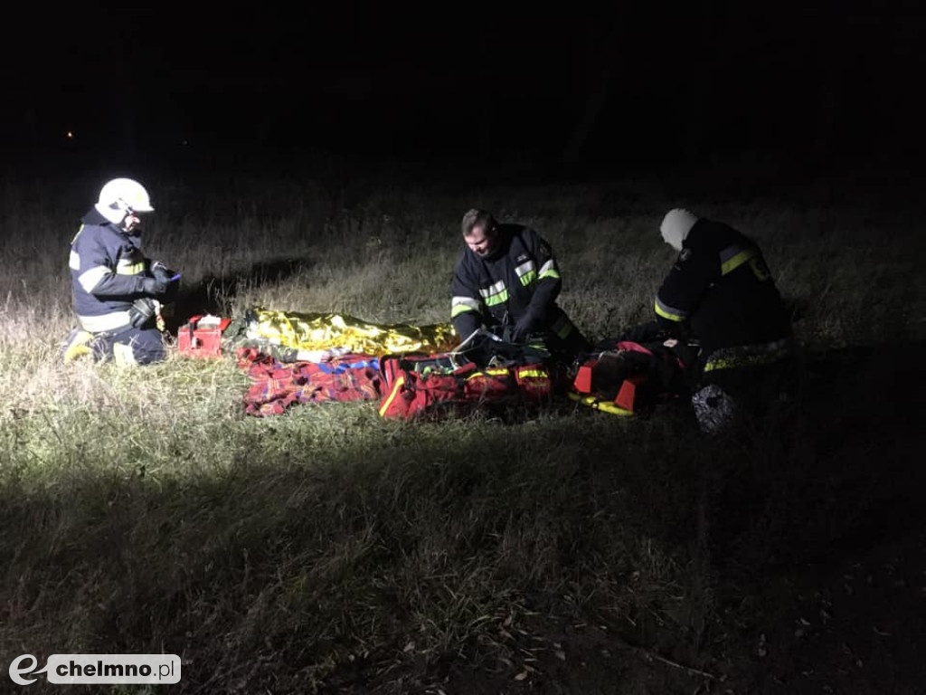 Wynieśli z zadymionego budynku trzech poszkodowanych