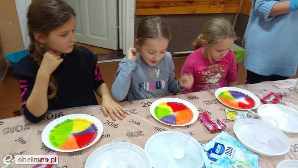 Biblioteczne konkursy i akcje oraz chemia w kuchni