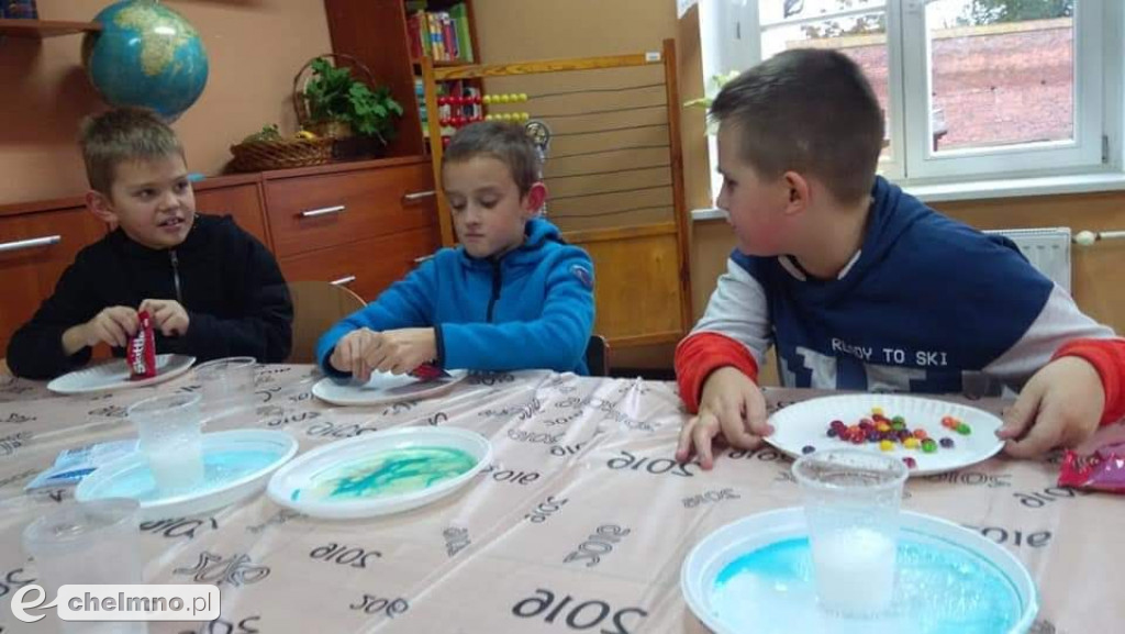 Biblioteczne konkursy i akcje oraz chemia w kuchni