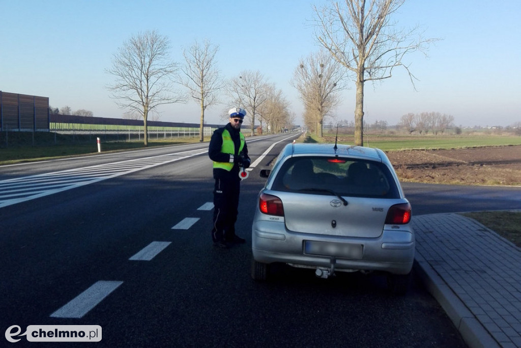 Policyjna grupa SPEED na drodze krajowej nr 91