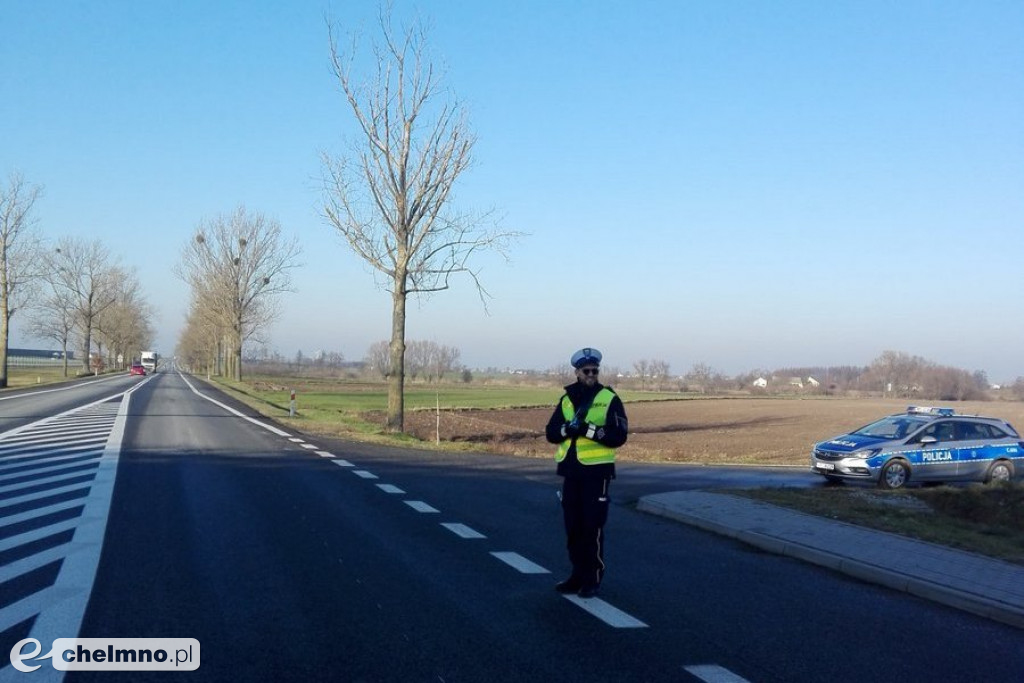 Policyjna grupa SPEED na drodze krajowej nr 91