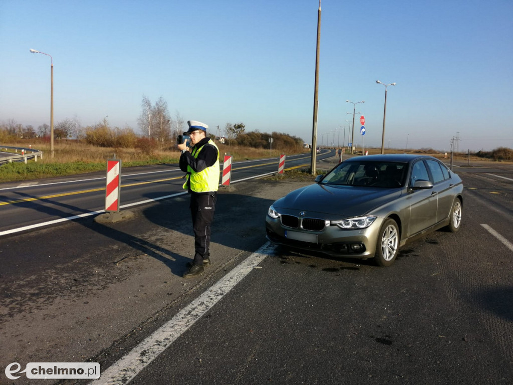 Policyjna grupa SPEED na drodze krajowej nr 91