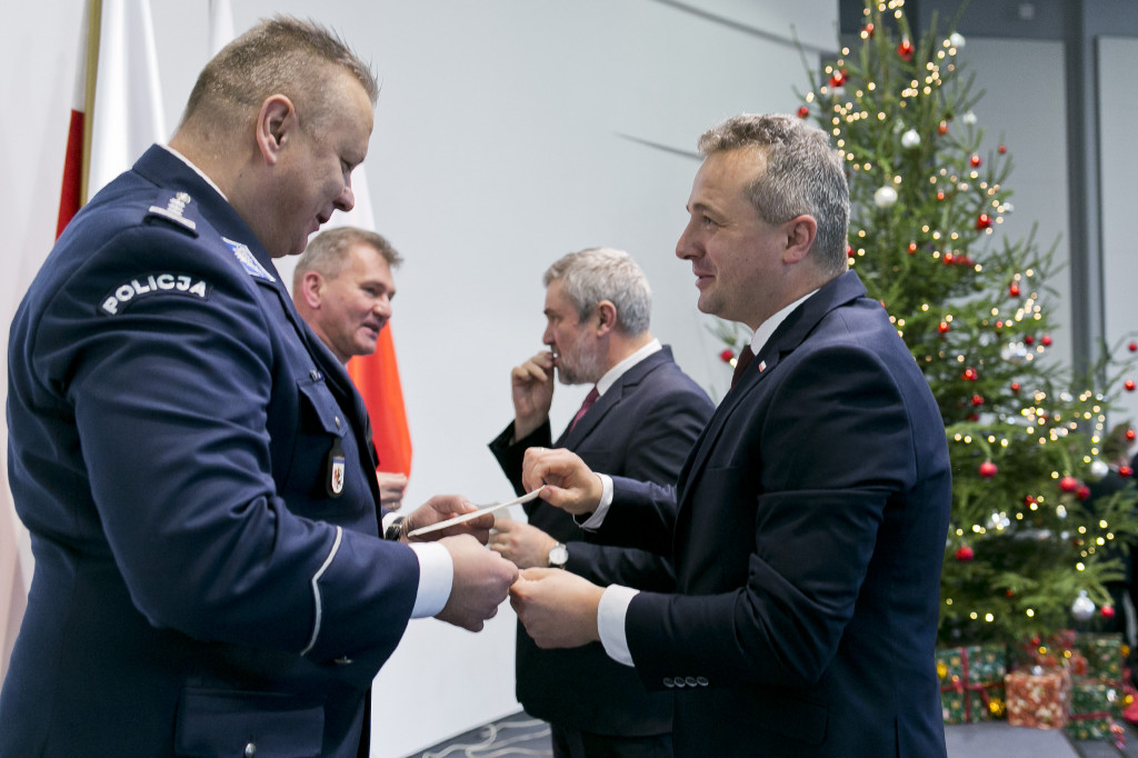 Wigilia służb w KPUW w Bydgoszczy