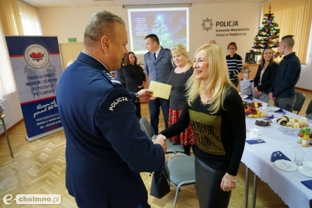 Spotkanie świąteczne z rodzinami Policjantów, którzy zginęli na służbie
