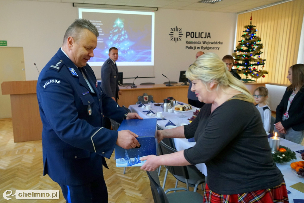Spotkanie świąteczne z rodzinami Policjantów, którzy zginęli na służbie