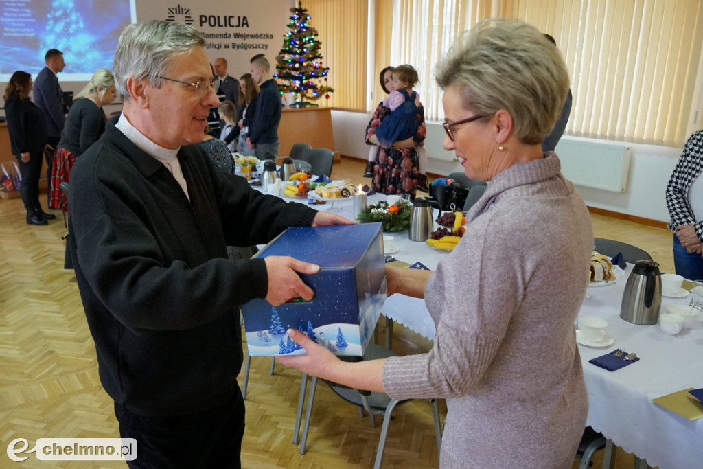 Spotkanie świąteczne z rodzinami Policjantów, którzy zginęli na służbie