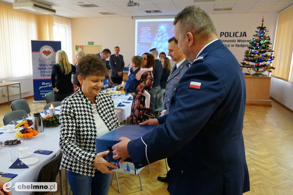 Spotkanie świąteczne z rodzinami Policjantów, którzy zginęli na służbie