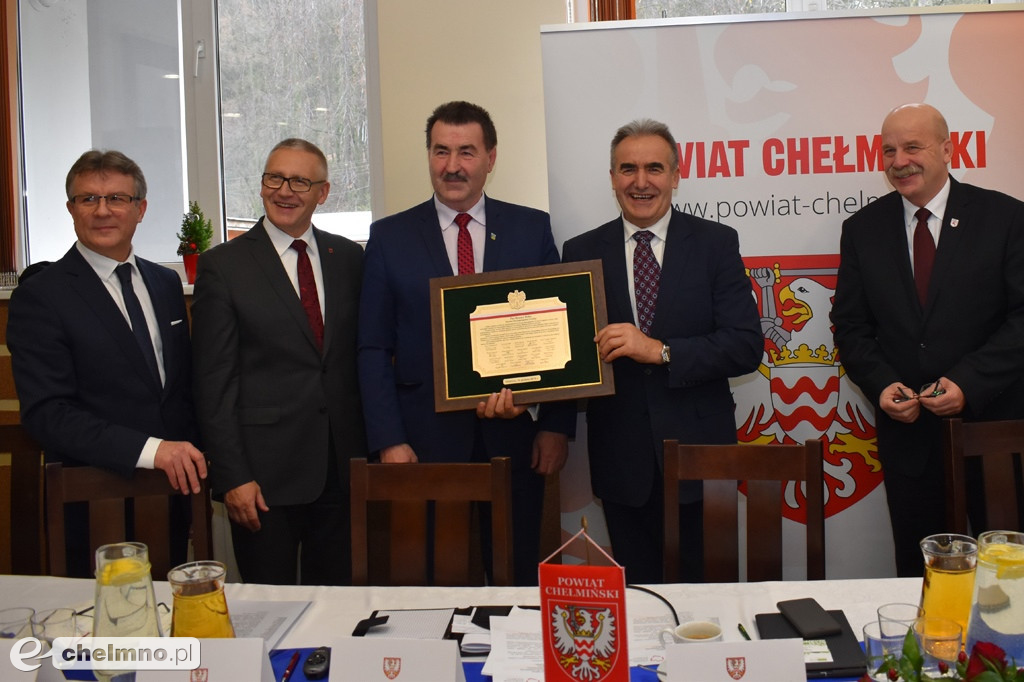 Starosta Chełmiński otrzymał odznaczenie na Konwencie Powiatów