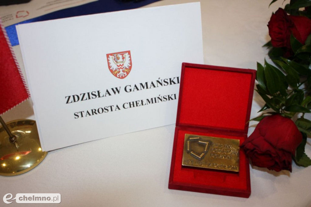 Starosta Chełmiński otrzymał odznaczenie na Konwencie Powiatów