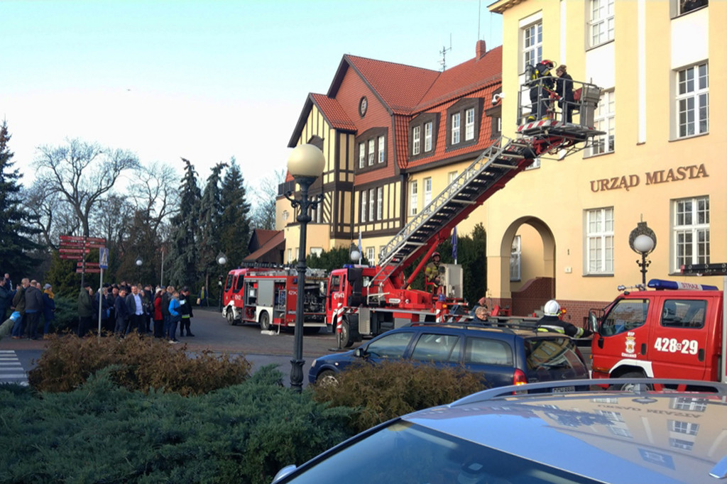 Pożar w Urzędzie Miasta? Co się tam stało?