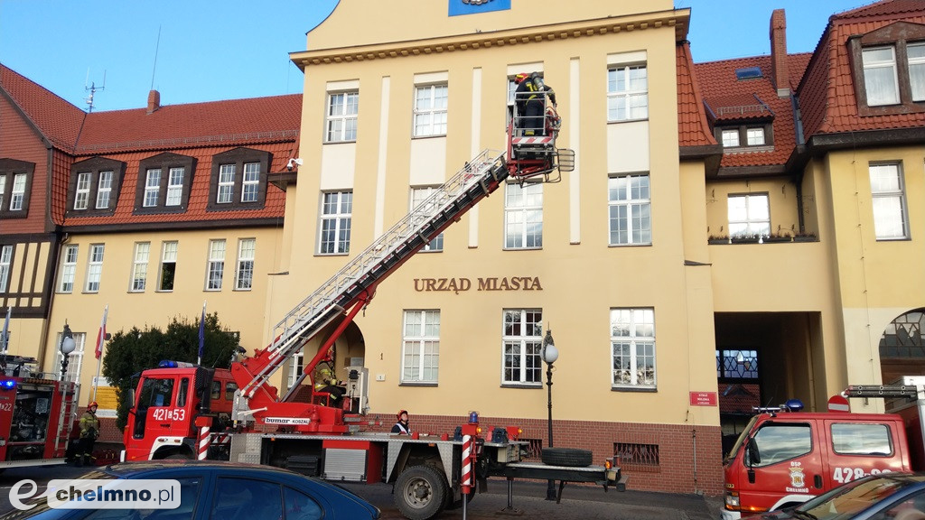 Pożar w Urzędzie Miasta? Co się tam stało?