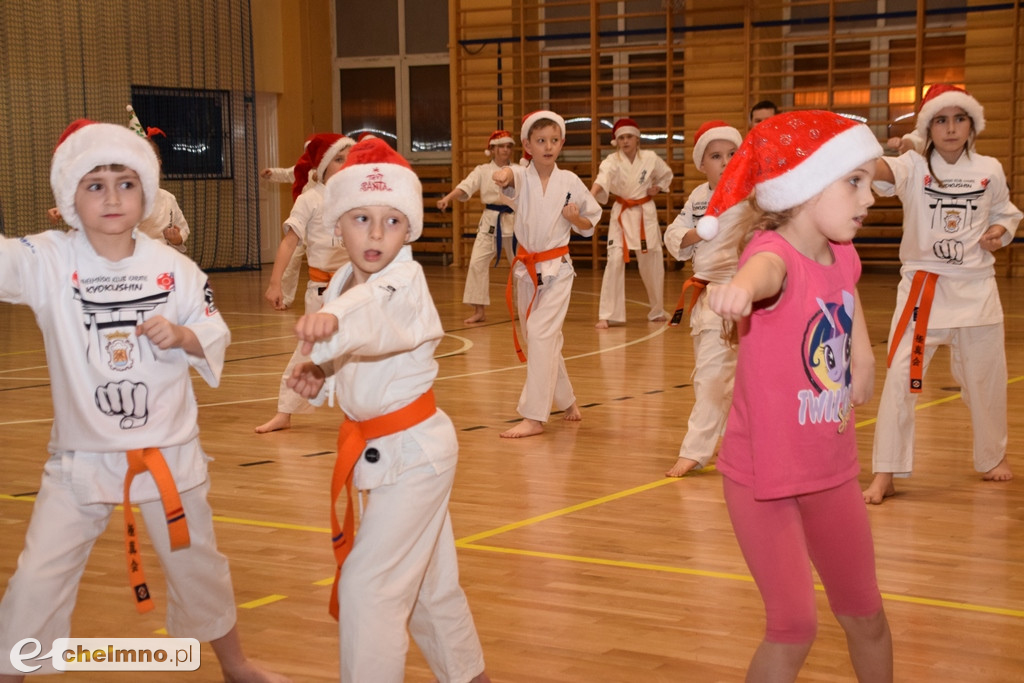 Świąteczny trening Chełmińskiego Klubu Kyokushin Karate