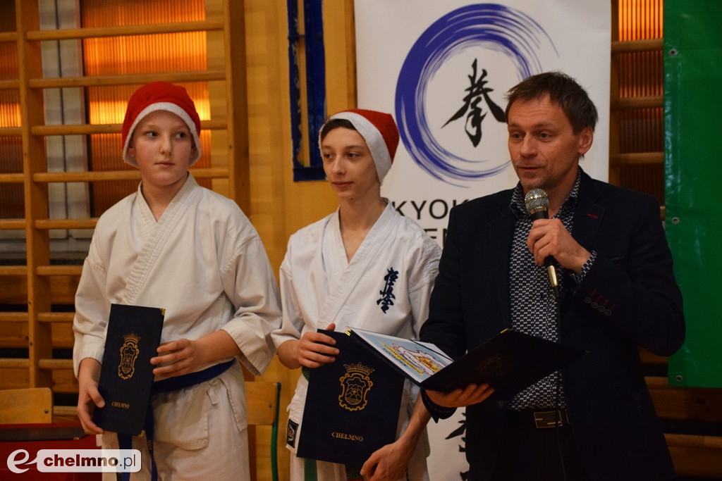 Świąteczny trening Chełmińskiego Klubu Kyokushin Karate