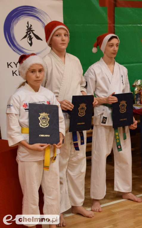 Świąteczny trening Chełmińskiego Klubu Kyokushin Karate