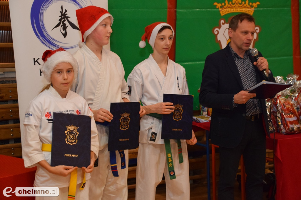 Świąteczny trening Chełmińskiego Klubu Kyokushin Karate