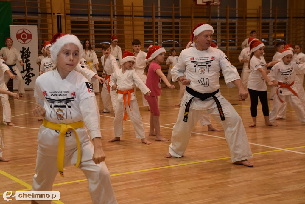 Świąteczny trening Chełmińskiego Klubu Kyokushin Karate