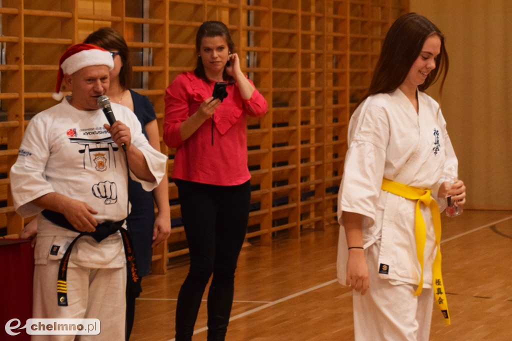 Świąteczny trening Chełmińskiego Klubu Kyokushin Karate