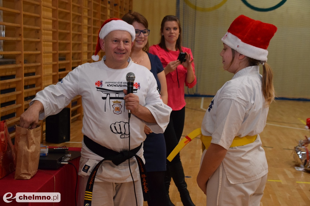 Świąteczny trening Chełmińskiego Klubu Kyokushin Karate