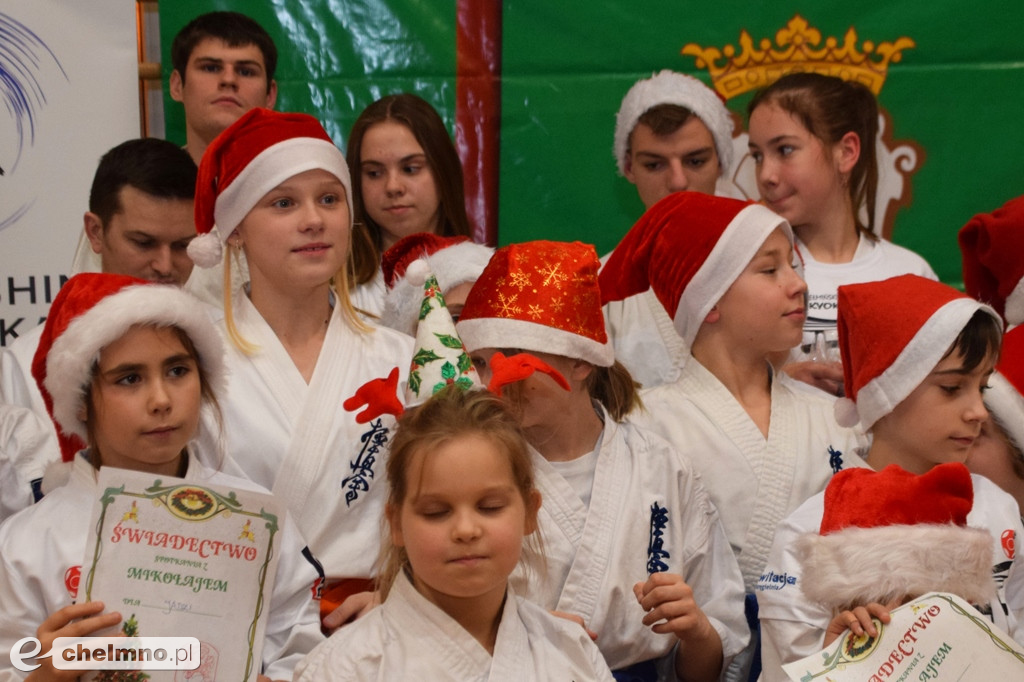 Świąteczny trening Chełmińskiego Klubu Kyokushin Karate