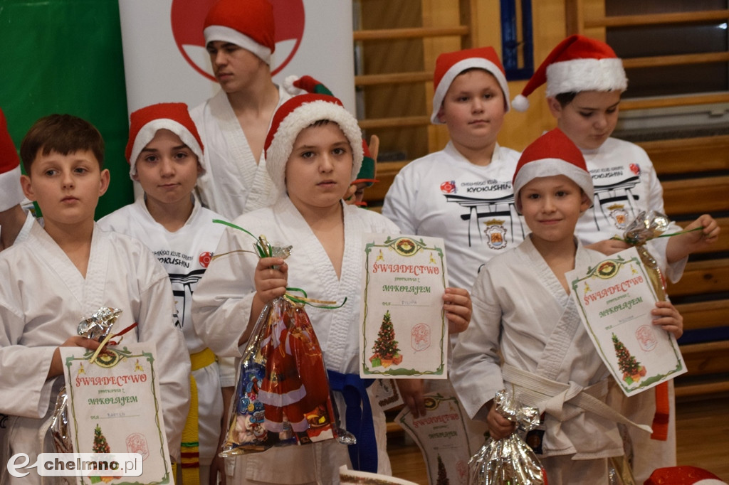 Świąteczny trening Chełmińskiego Klubu Kyokushin Karate